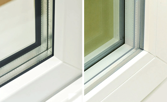 пластиковые окна с серым уплотнителем